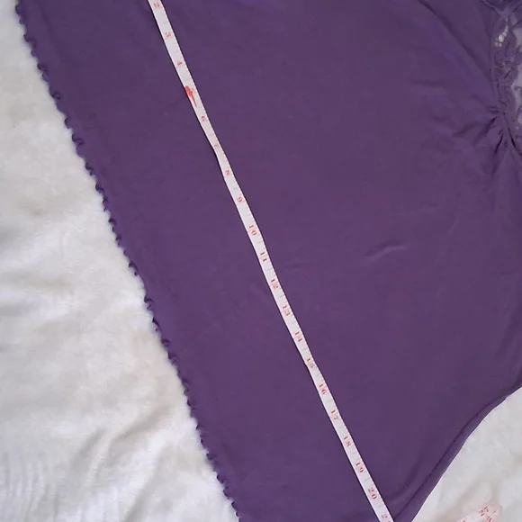 a.n.a Lavender Lace Detail Blouse - Picture 3 of 6